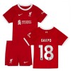 Maglia ufficiale Liverpool 2023-24 Gakpo 18 Casa per Bambino